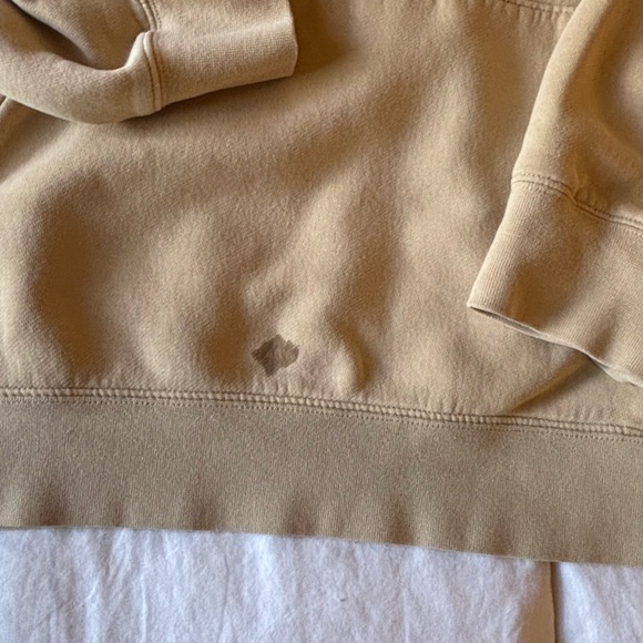Nike Beige Hoodie with White Logo - Picture 3 of 3